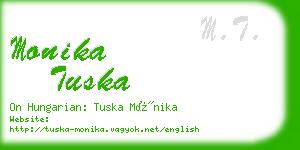 monika tuska business card